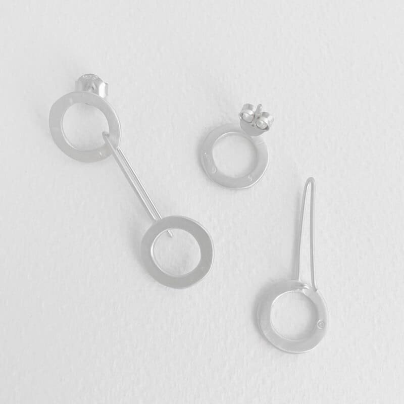 Aretes-Day-into-Night-Earrings-silver Aretes-Day-into-Night-Earrings-silver