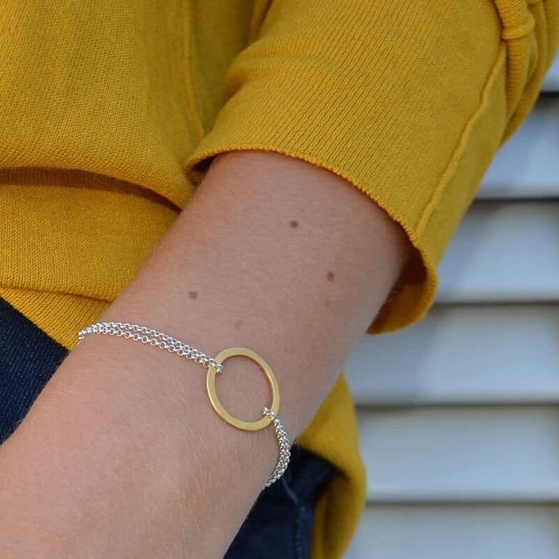 La-Cala-M-Double-Bracelet-Gold-Silver-Lady