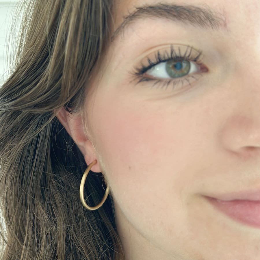 London-XL-hoop-Gold