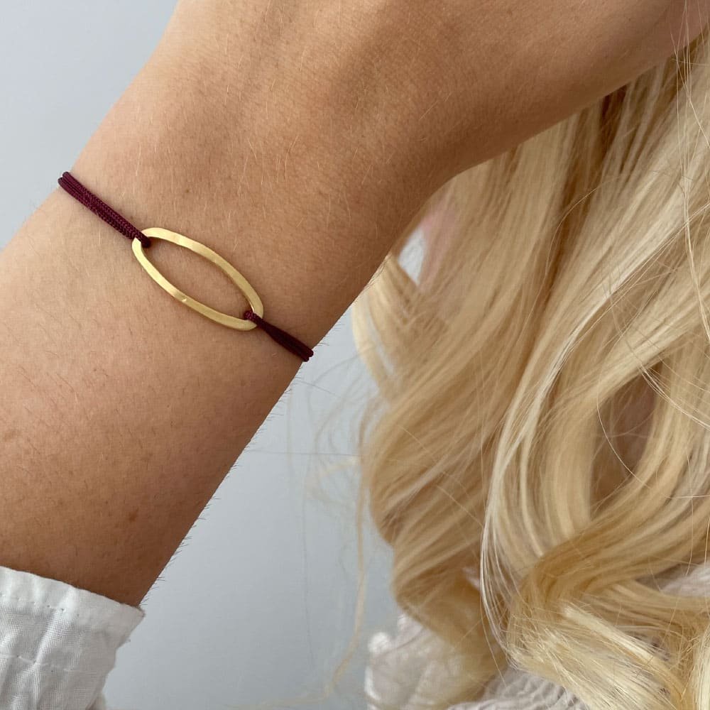 Marine-M-Nylon-Bracelet-Gold-Lady