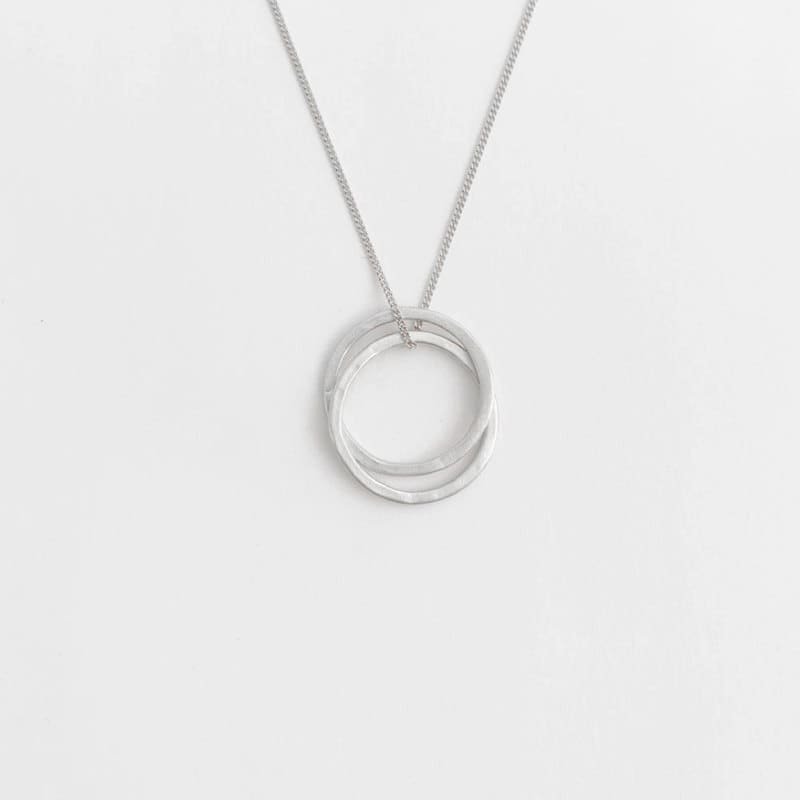 Twin-M-pendant-Silver