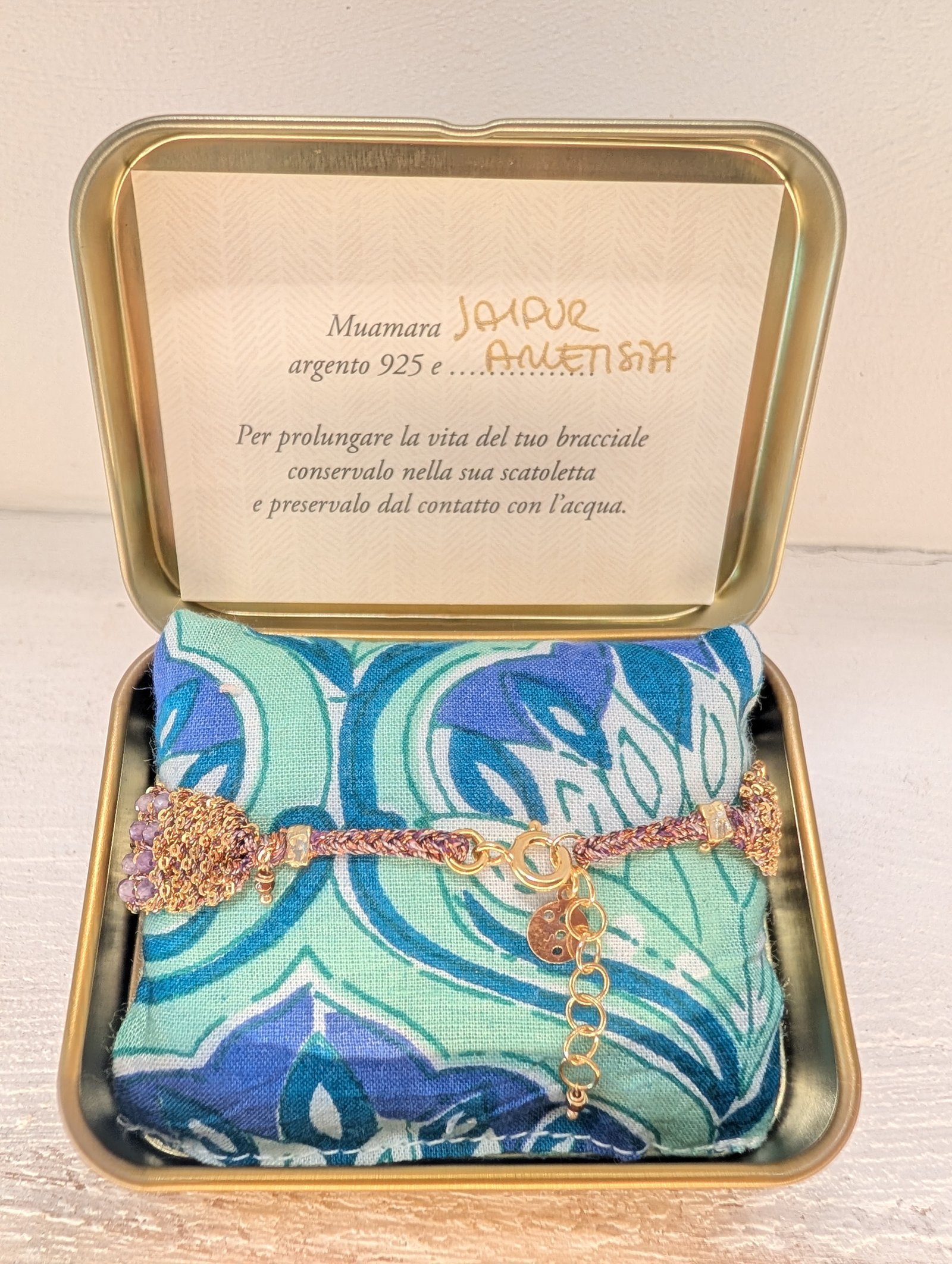 Muamara Armband Jaipur Ametista (925 Silber) – Ansicht 4 Muamara Armband Jaipur Ametista (925 Silber) – Ansicht 4