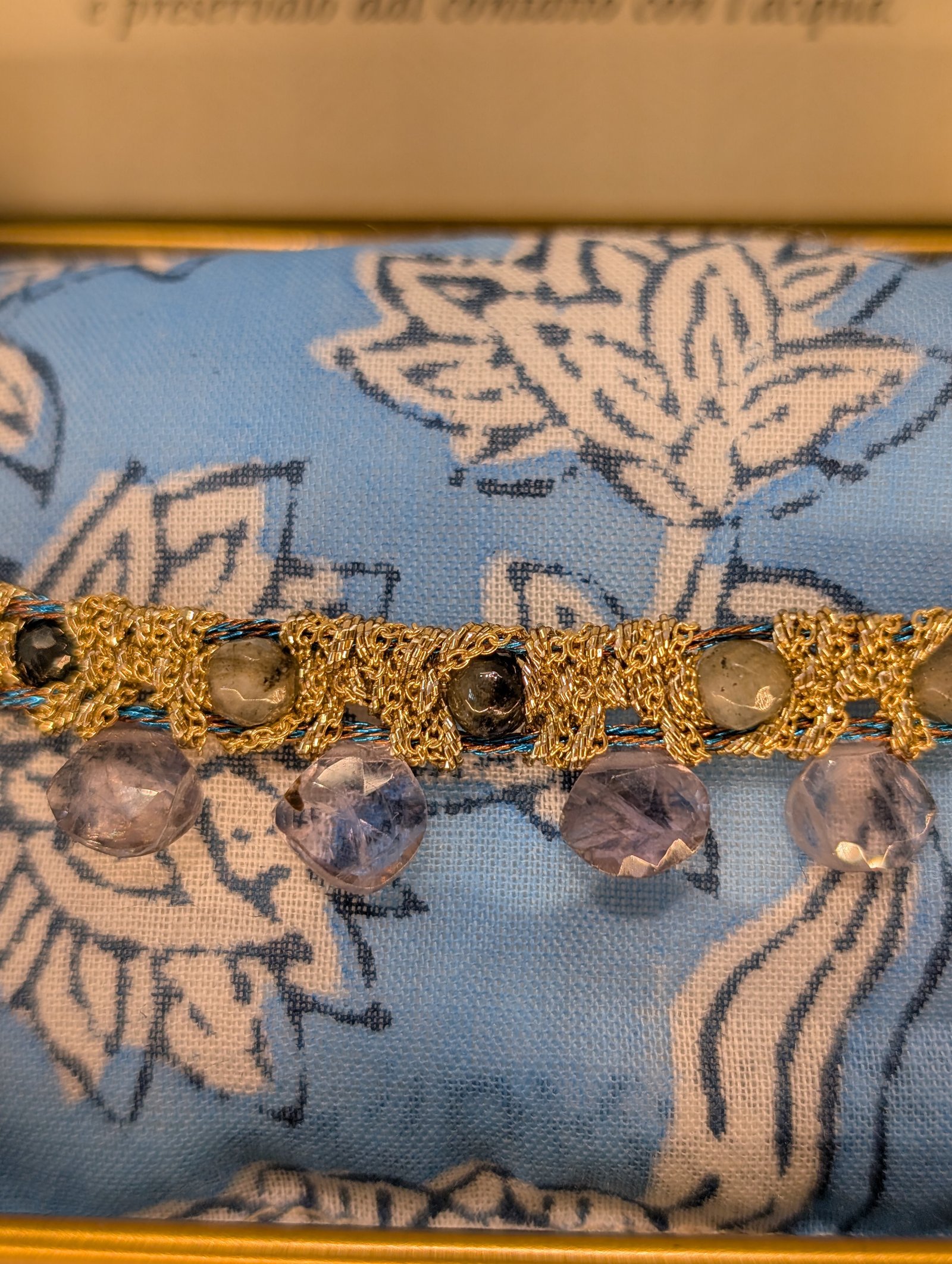 Muamara Armband Candy Drop Tormalina Blu, Labradorite & Iolite (925 Silber) – Ansicht 2 Muamara Armband Candy Drop Tormalina Blu, Labradorite & Iolite (925 Silber) – Ansicht 2