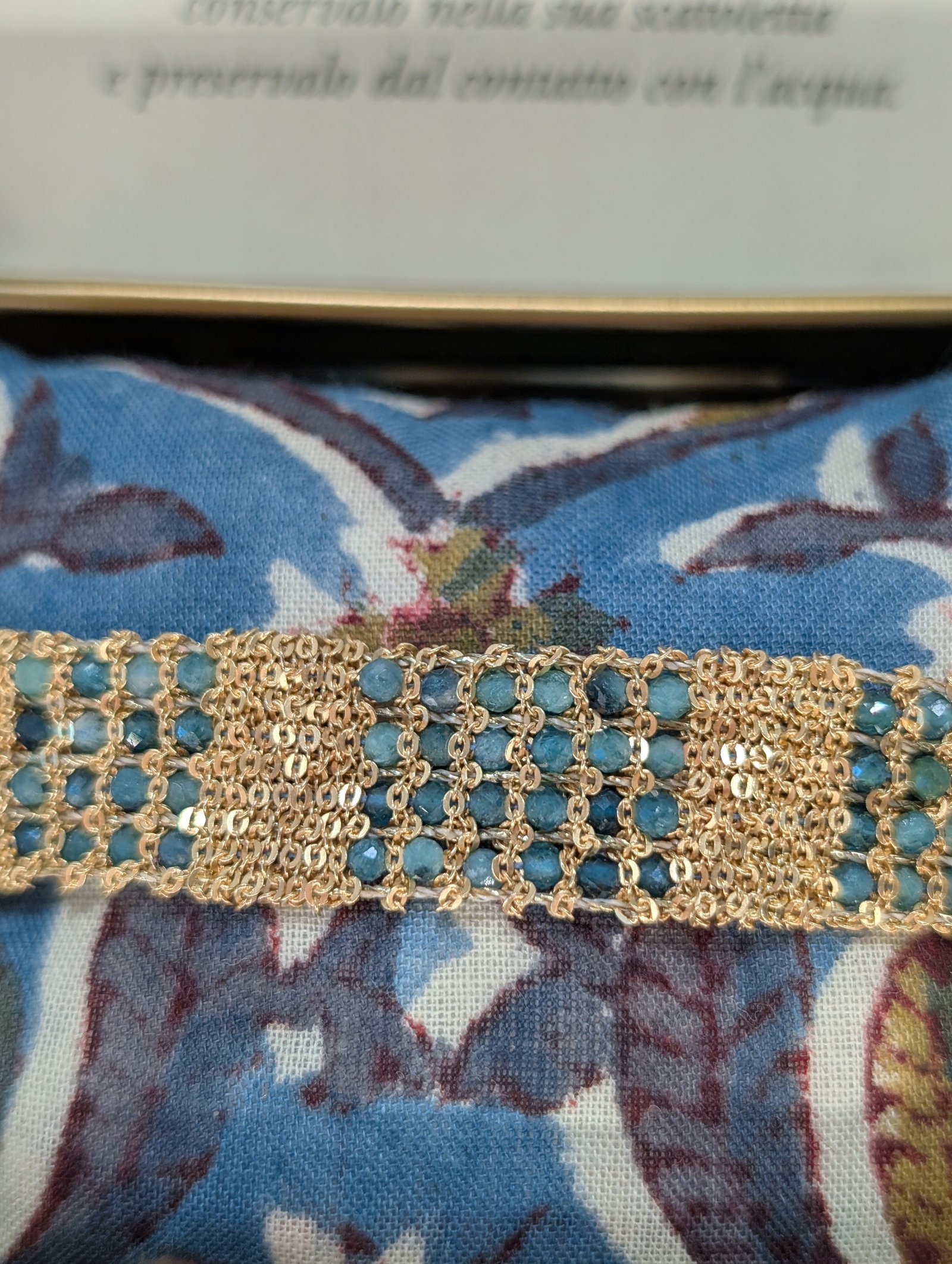Muamara Armband Stones Tormalina Blu (925 Silber) – Ansicht 3 Muamara Armband Stones Tormalina Blu (925 Silber) – Ansicht 3