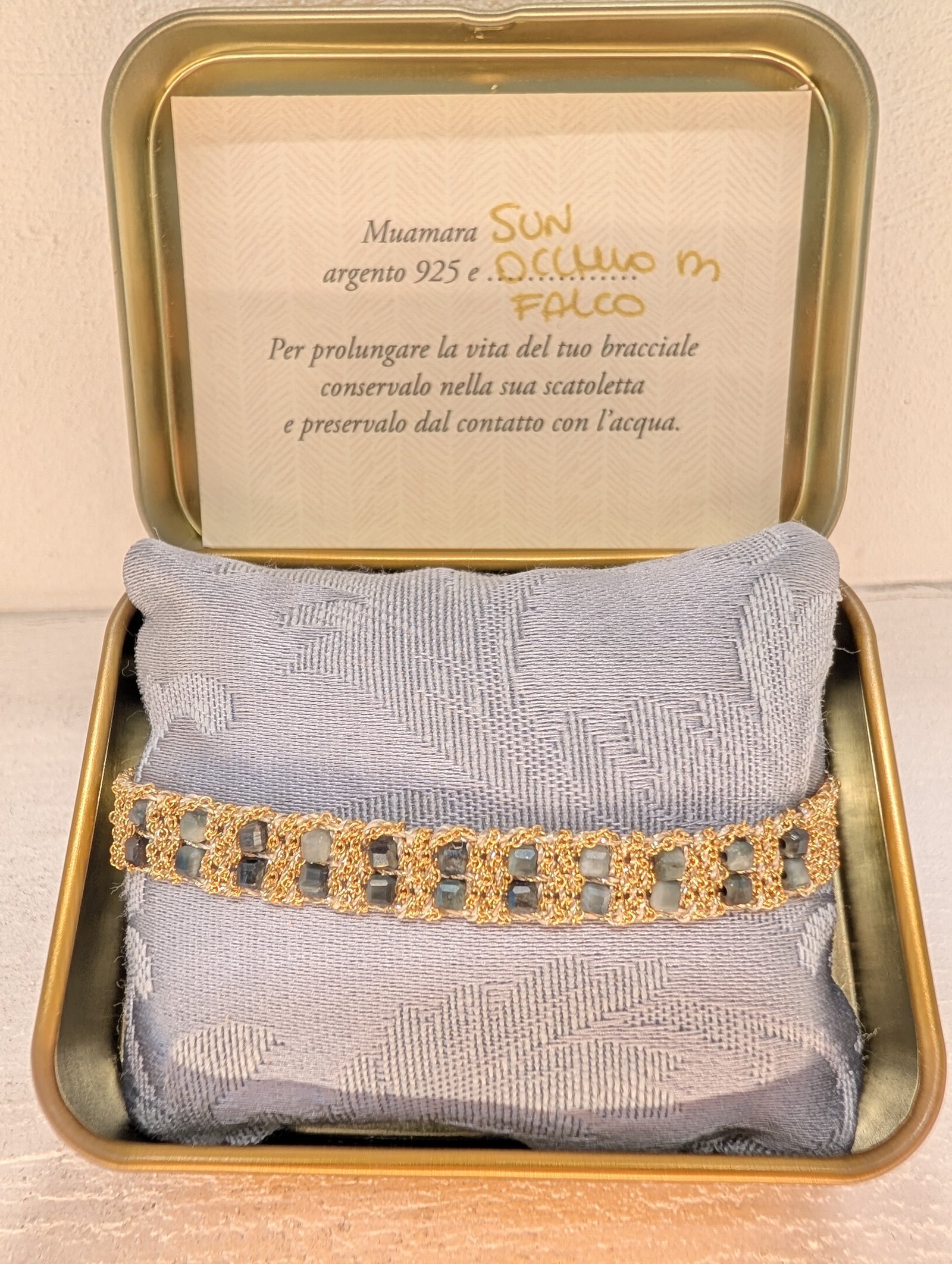 Muamara Armband Sun Occhio di Falco (925 Silber) – Ansicht 1
